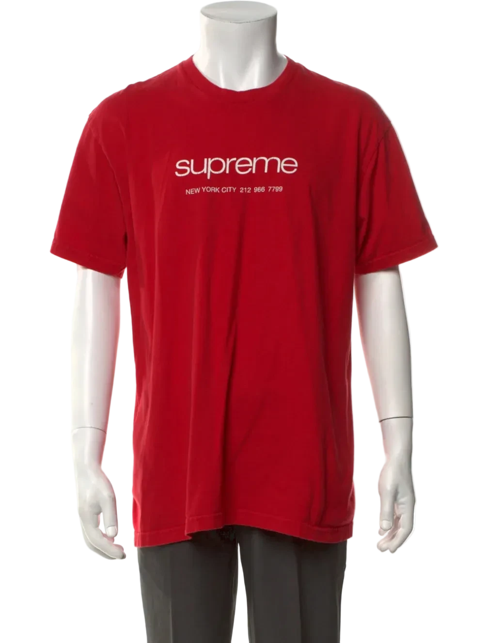 RED SUPREME NEWYORK TEE