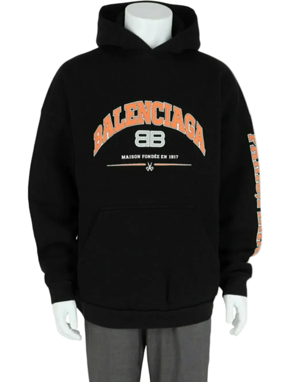 BLACK BALENCIAGA HOODIE