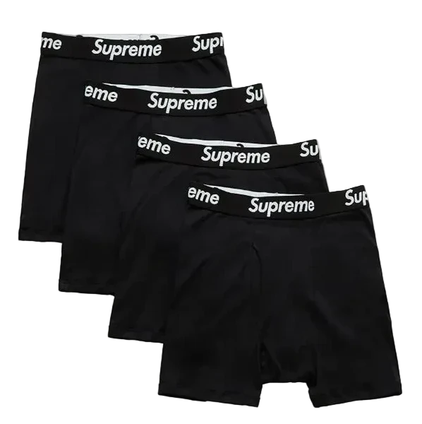 SUPREME HANES BOXER BREIF (4 PACK)